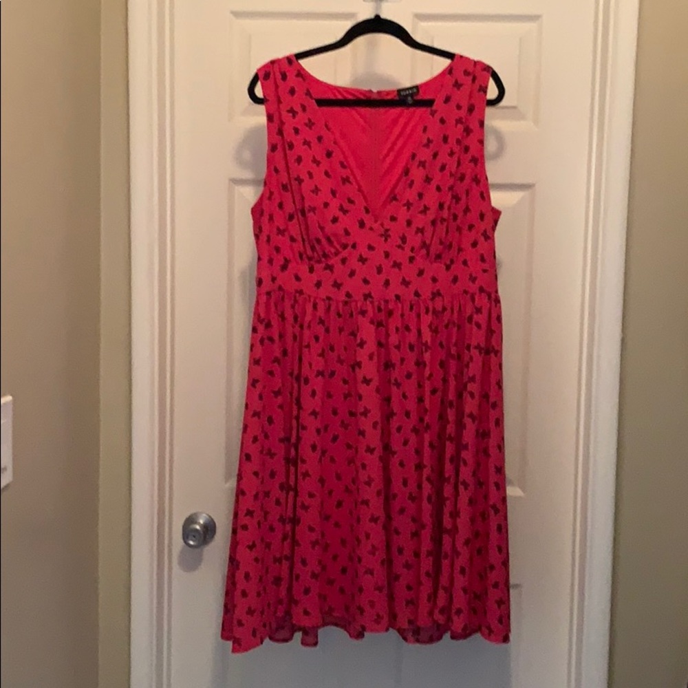 Pink Butterfly Dress